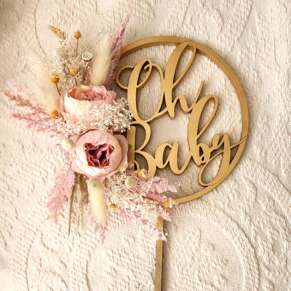 Oh Baby Cake Topper